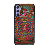 Aztec Calendar Wood Texture Case Samsung Galaxy A35 5G BC2761