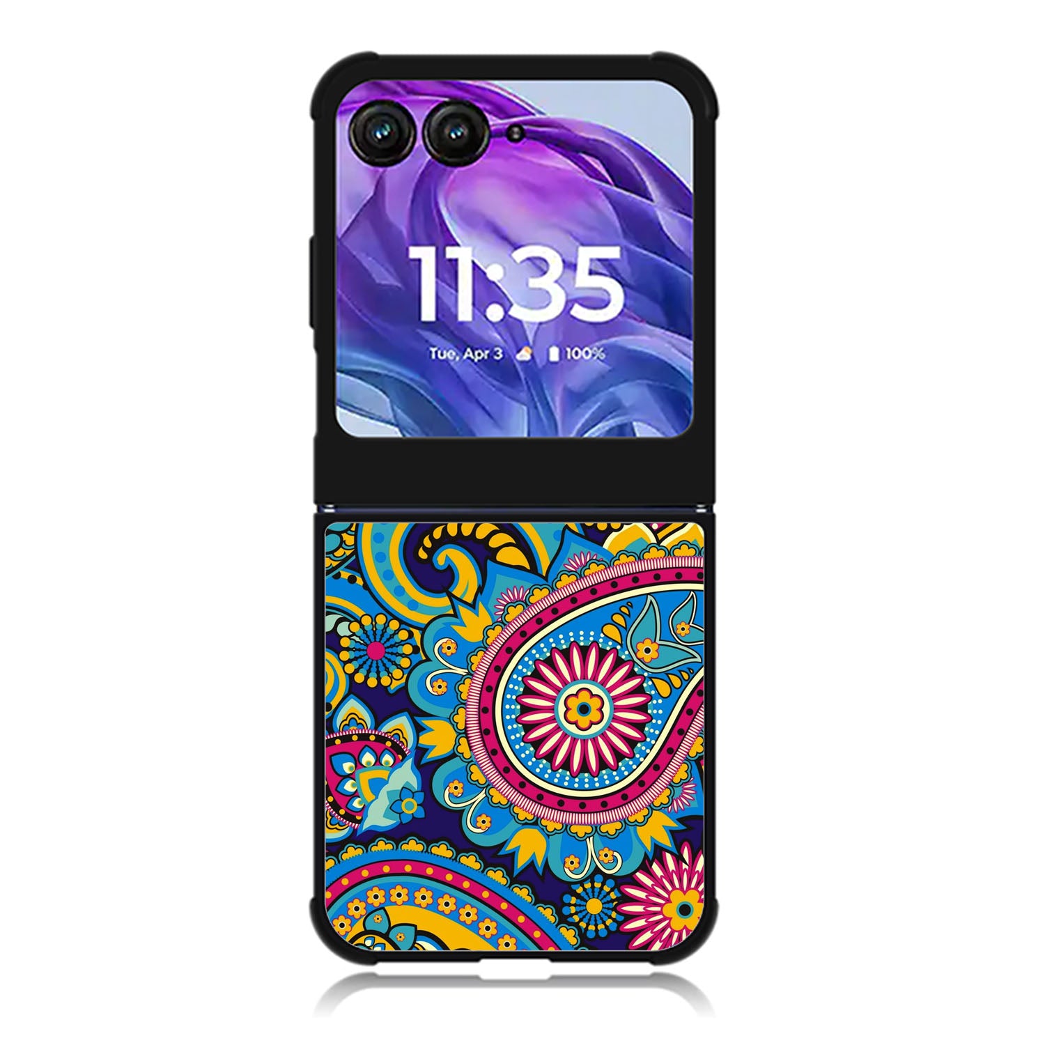 Vintage Paisley Cute Twitter Motorola Moto Razr Plus 2025/2024 Case, Moto Razr 50 Ultra 5G BC2756