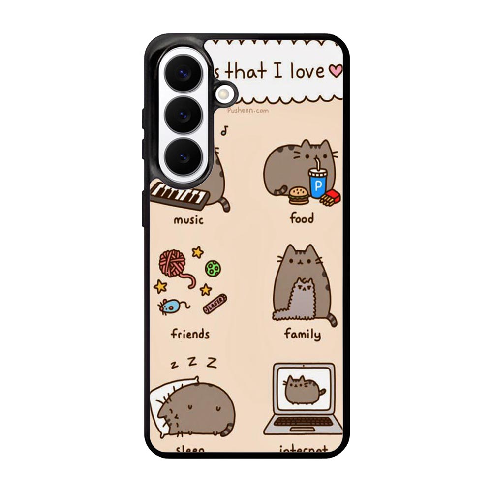 pusheen cat wallpaper Samsung Galaxy S26 Plus Case BC2744