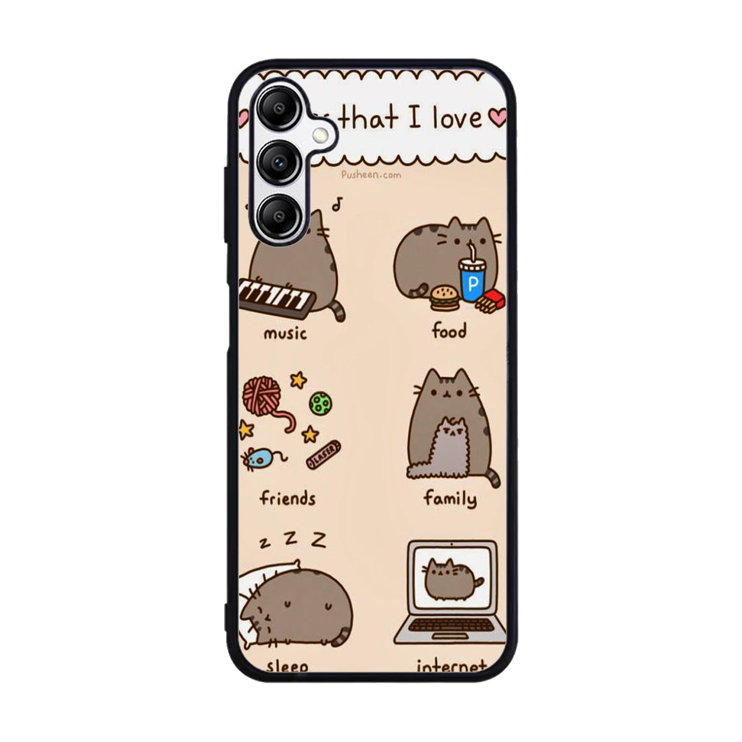 pusheen cat wallpaper Case Samsung Galaxy A15 BC2744