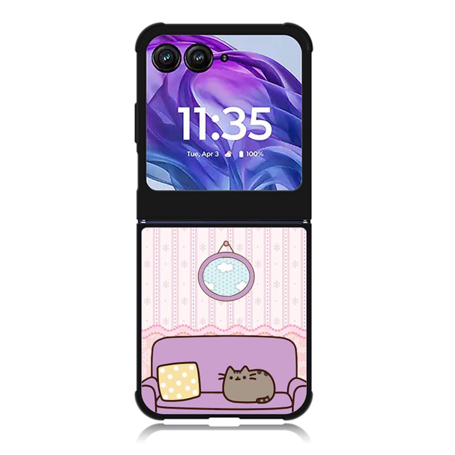 pusheen cat wallpaper Motorola Moto Razr Plus 2025/2024 Case, Moto Razr 50 Ultra 5G BC2743