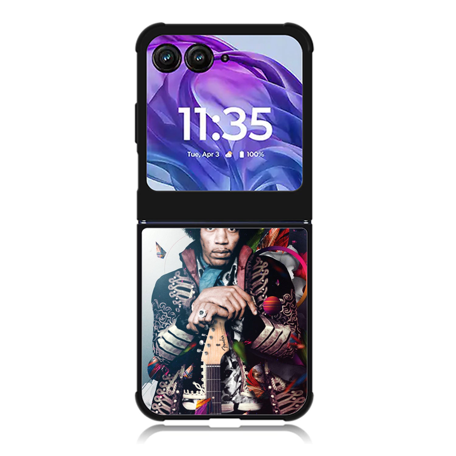 Jimi Hendrix Motorola Moto Razr Plus 2025/2024 Case, Moto Razr 50 Ultra 5G BC2734