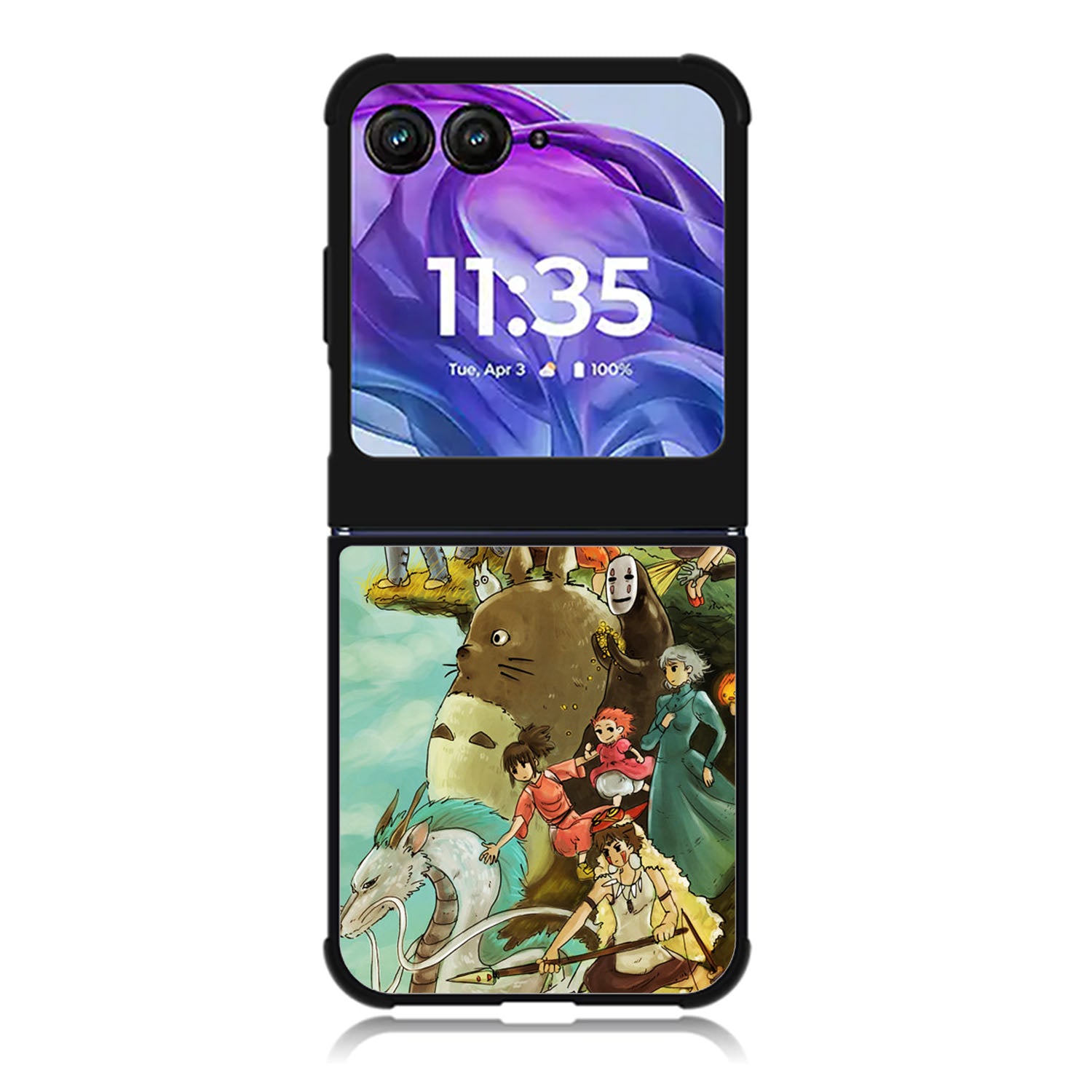 studio ghibli characters Motorola Moto Razr Plus 2025/2024 Case, Moto Razr 50 Ultra 5G BC2724