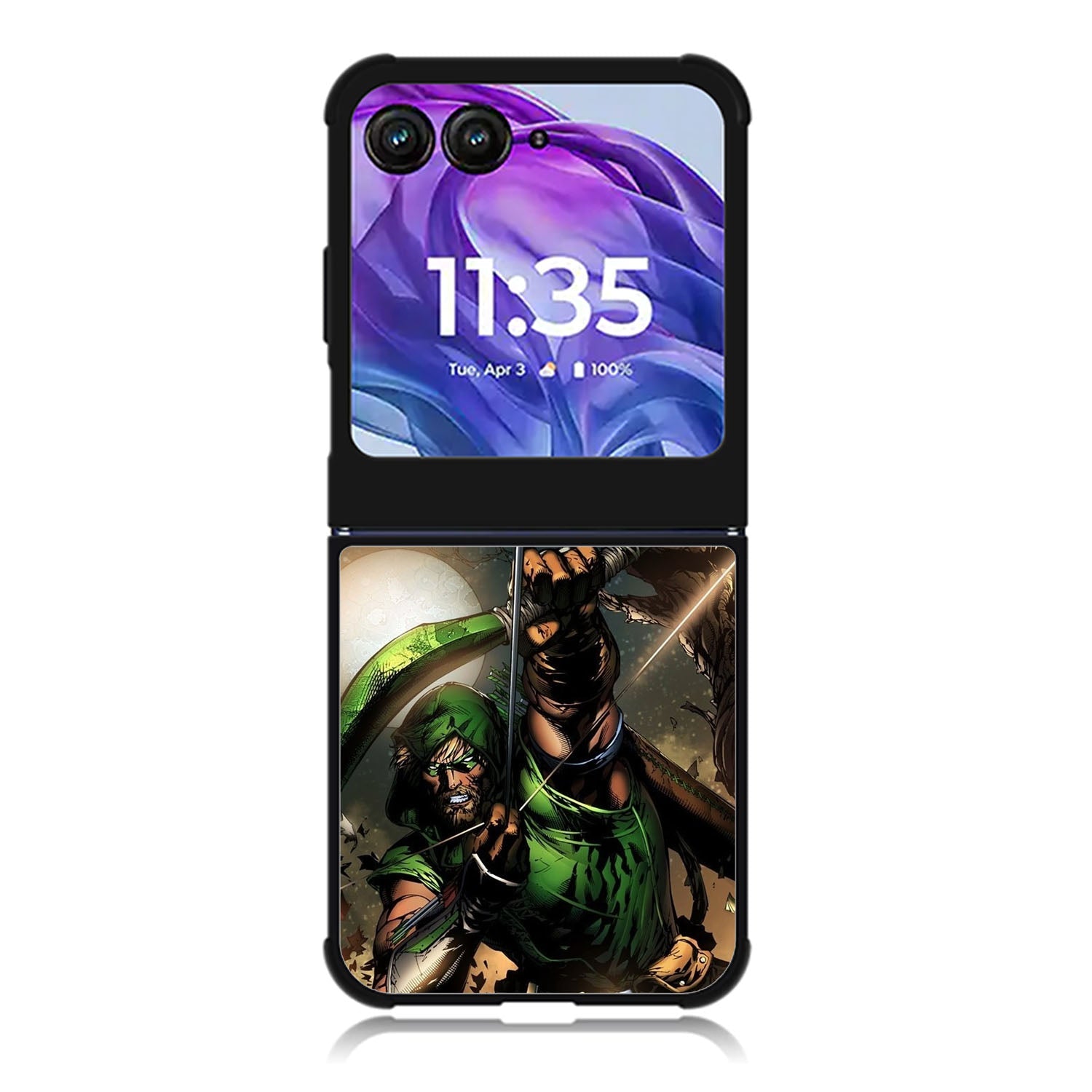 green arrow Motorola Moto Razr 2024 , Moto Razr 50 Case FE2722
