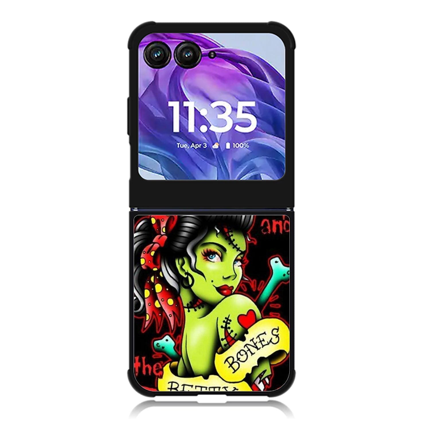 Zombie pin up Motorola Moto Razr 2024 , Moto Razr 50 Case FE2713