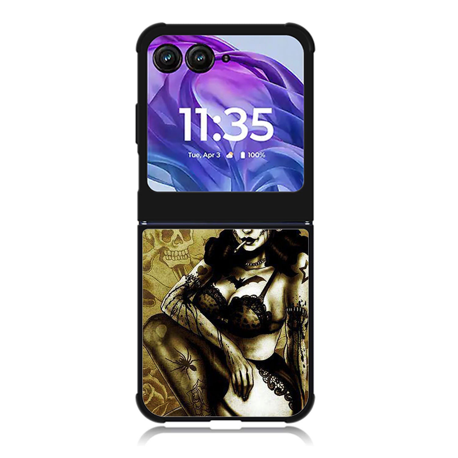 Zombie pin up Motorola Moto Razr 2024 , Moto Razr 50 Case FE2712