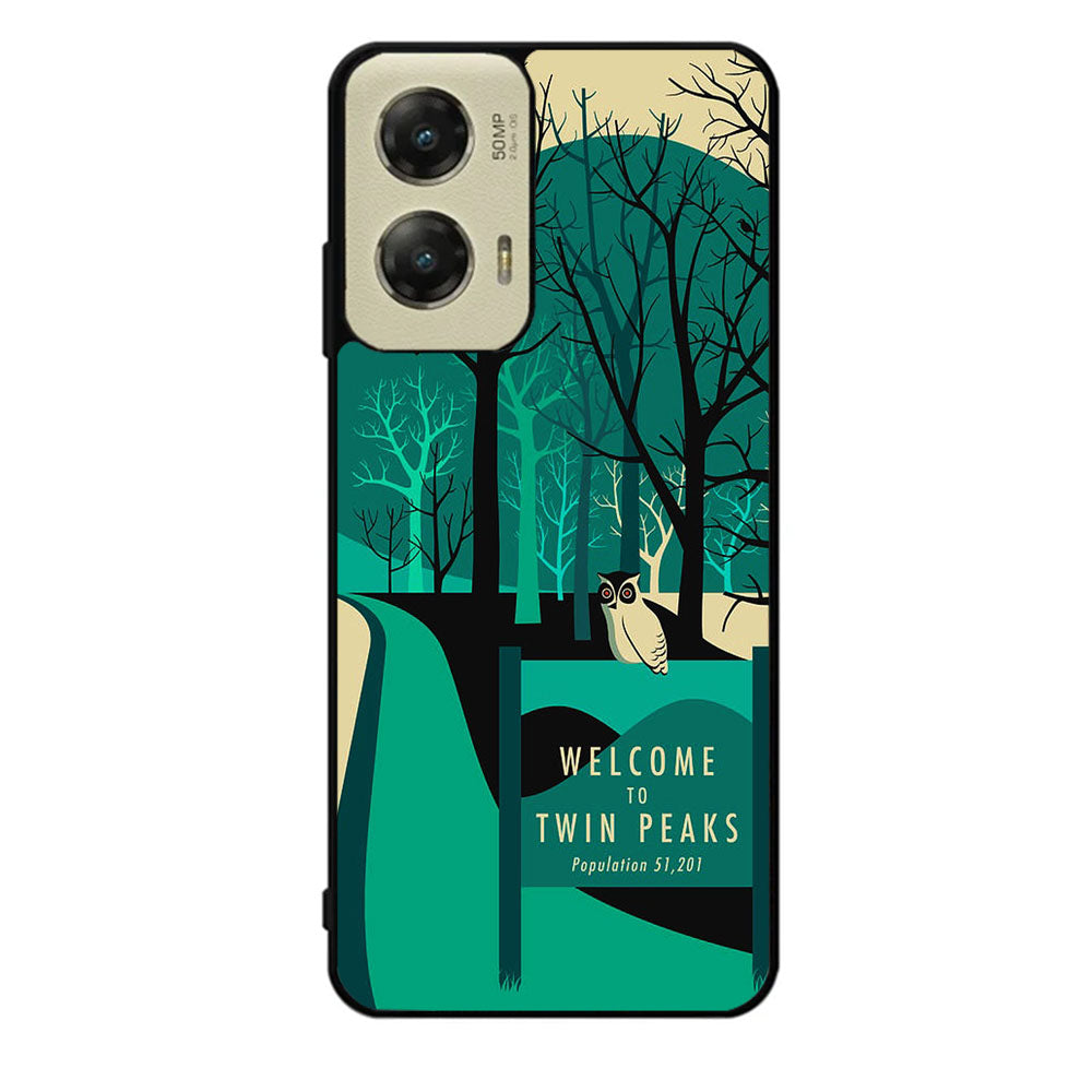 welcome to twin peaks wallpaper Case Motorola Moto G Stylus 2024 5G BC2711