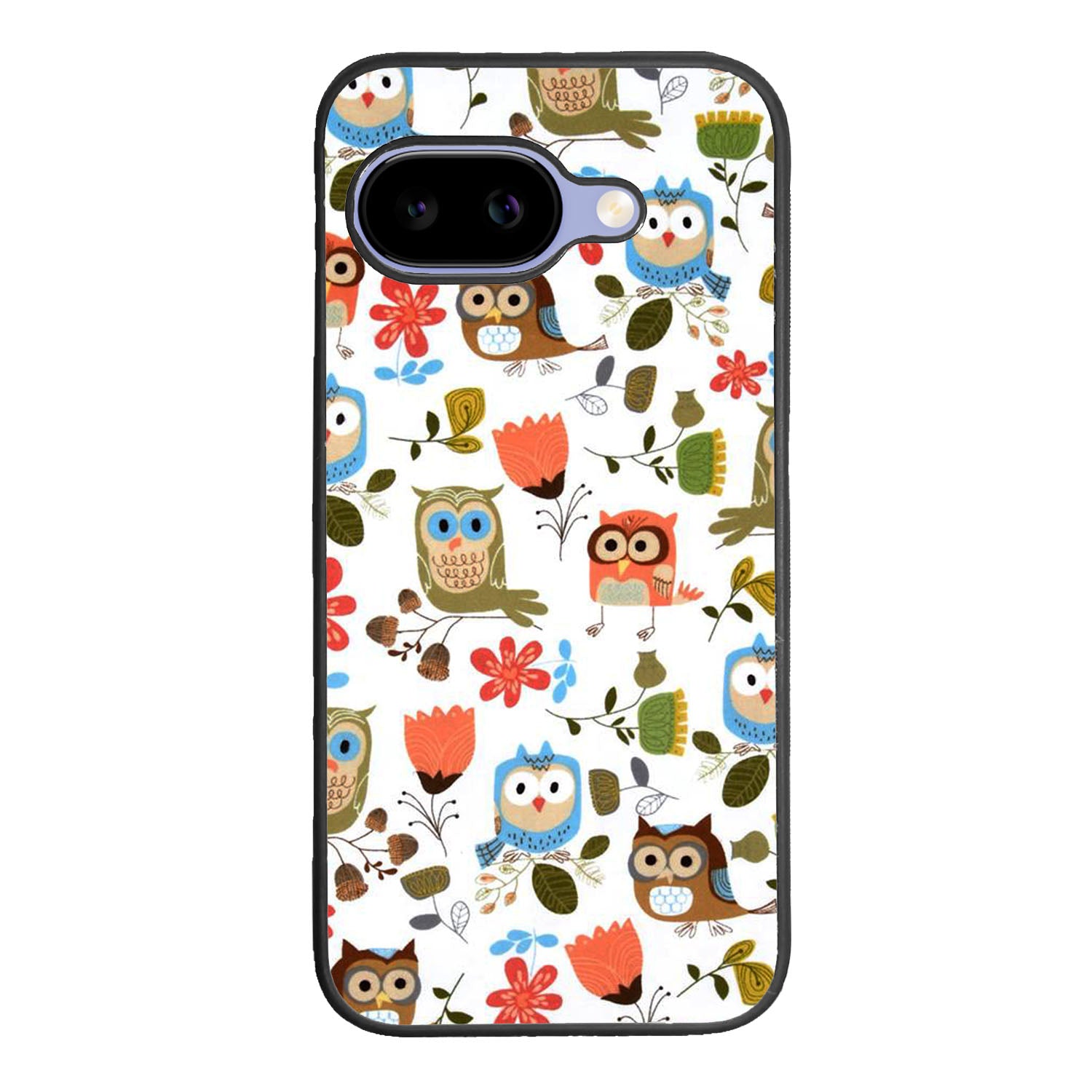 Cute Owl Pattern Case Google Pixel 9A BC2696