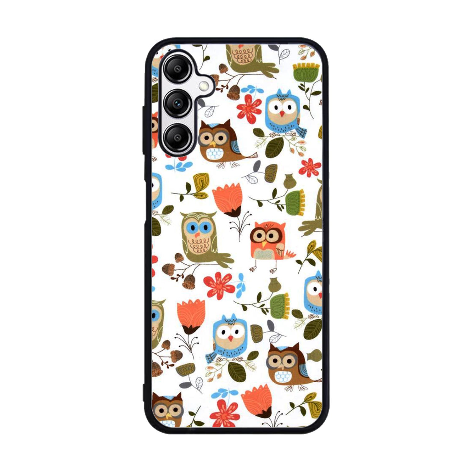 Cute Owl Pattern Case Samsung Galaxy A15 BC2696