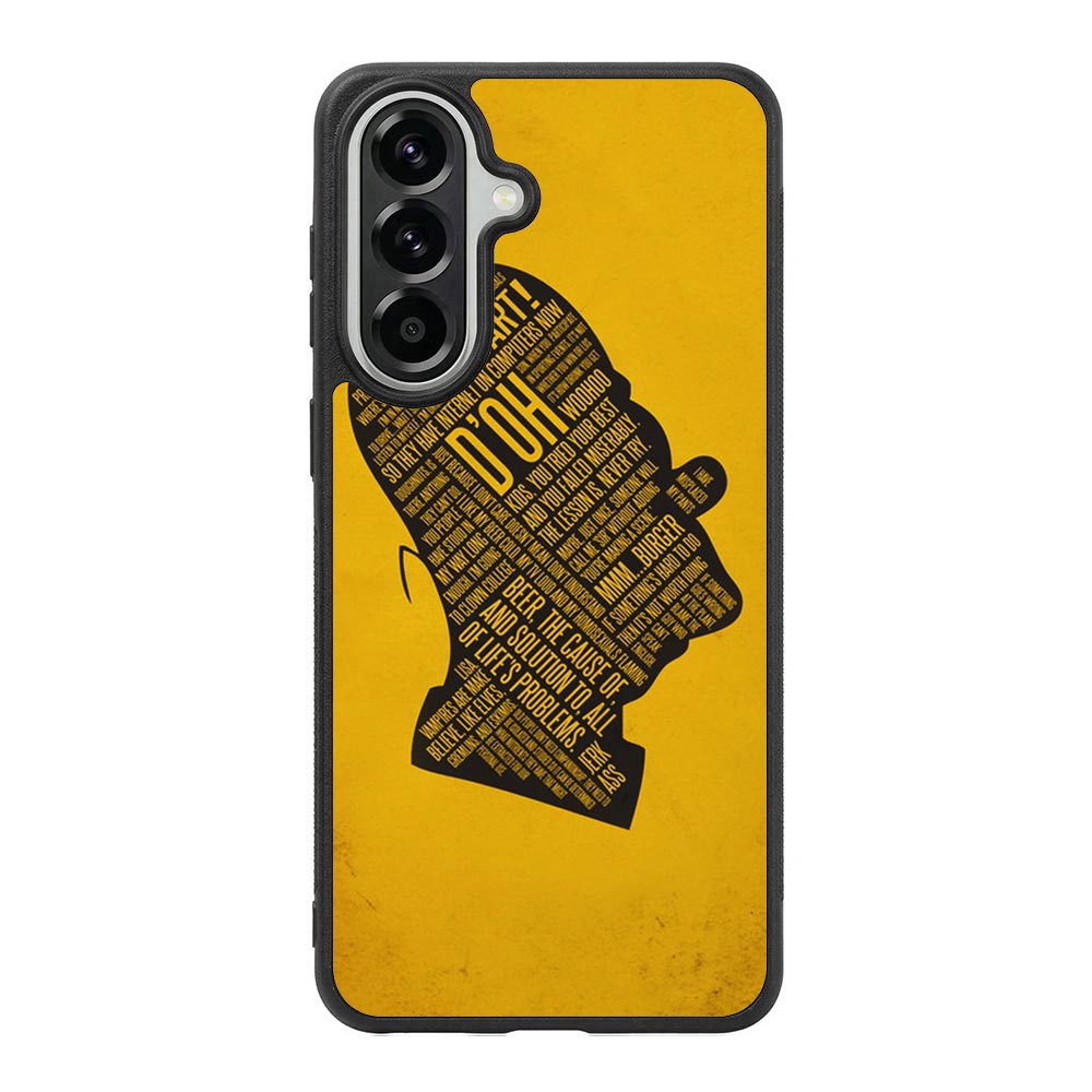 homer simpson face wallpaper Samsung Galaxy A37 Case BC2693