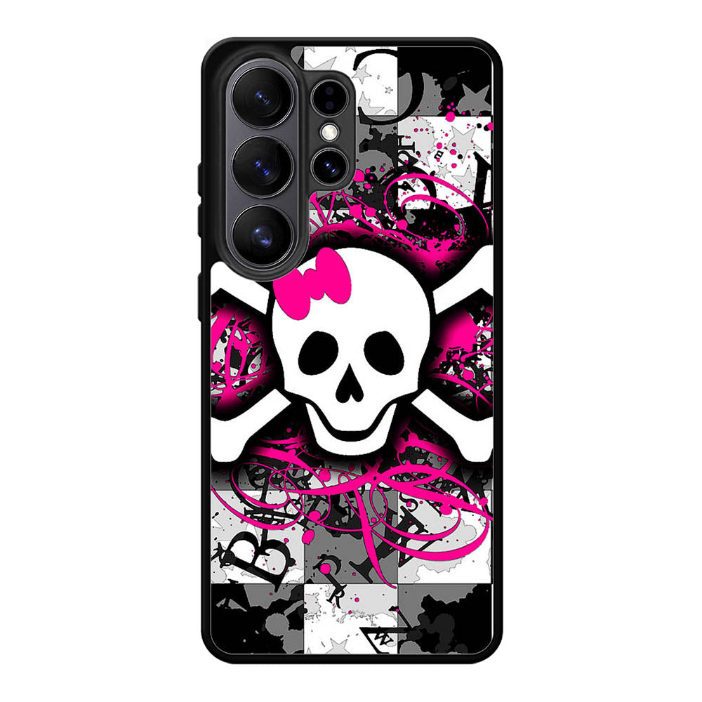 Girly Skull Samsung Galaxy S26 Plus Case
