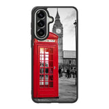 london telephone booth wallpaper Samsung Galaxy A57 Case BC2691