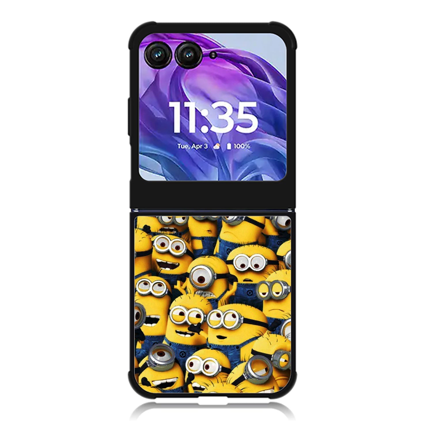Minions Pattern Motorola Moto Razr 2024 , Moto Razr 50 Case FE2689