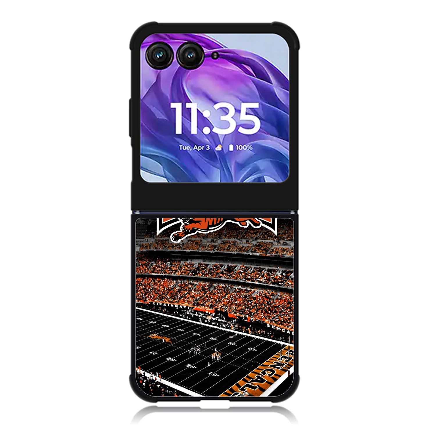 Cincinnati Bengals Motorola Moto Razr Plus 2025/2024 Case, Moto Razr 50 Ultra 5G BC2665