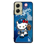 dodgers baseball hello kitty Case Motorola Moto G Stylus 2024 5G BC2626