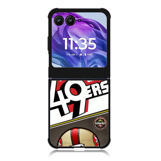 49ers Motorola Moto Razr Plus 2025/2024 Case, Moto Razr 50 Ultra 5G BC2617