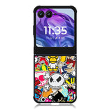 Stickerbomb Graffiti Art Collage Cool Motorola Moto Razr Plus 2025/2024 Case, Moto Razr 50 Ultra 5G BC2596