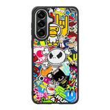 Stickerbomb Graffiti Art Collage Cool Samsung Galaxy A37 Case BC2596