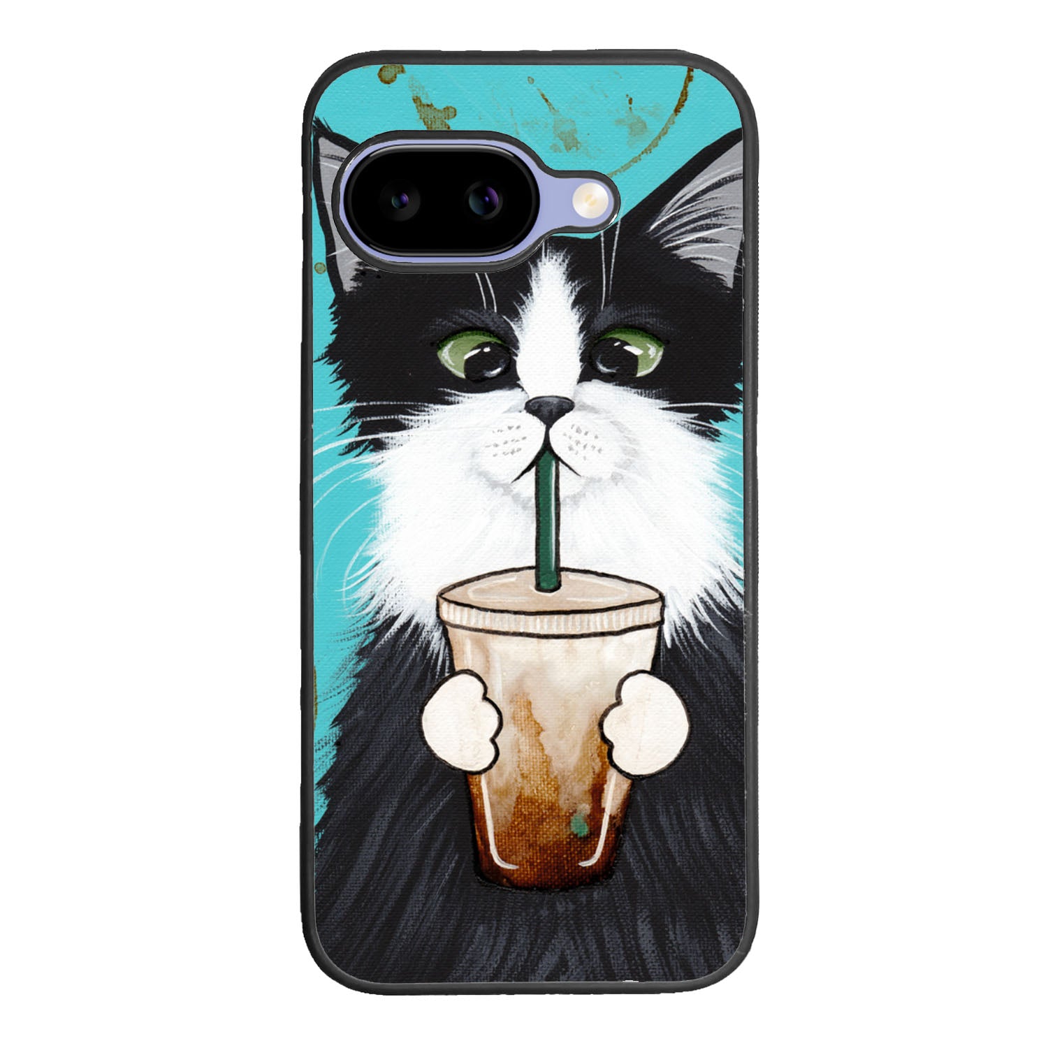 cute coffee cat Case Google Pixel 9A BC2297