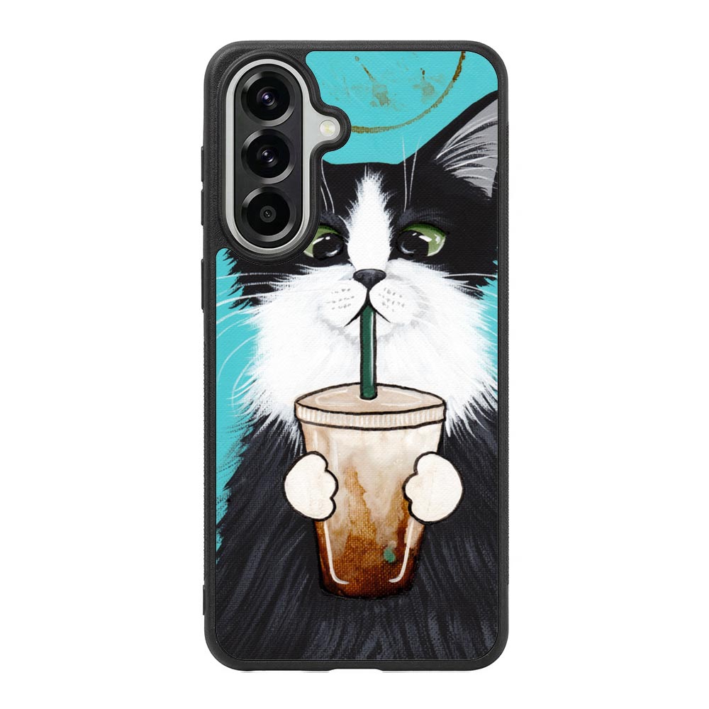 cute coffee cat Samsung Galaxy A37 Case BC2297