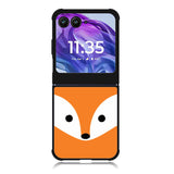 orange fox Motorola Moto Razr 2024 , Moto Razr 50 Case FE2332