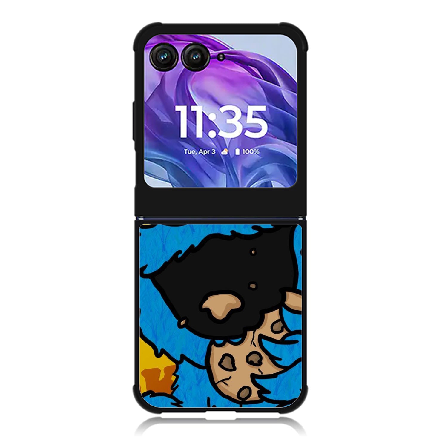 cookie monster Motorola Moto Razr Plus 2025/2024 Case, Moto Razr 50 Ultra 5G BC2383
