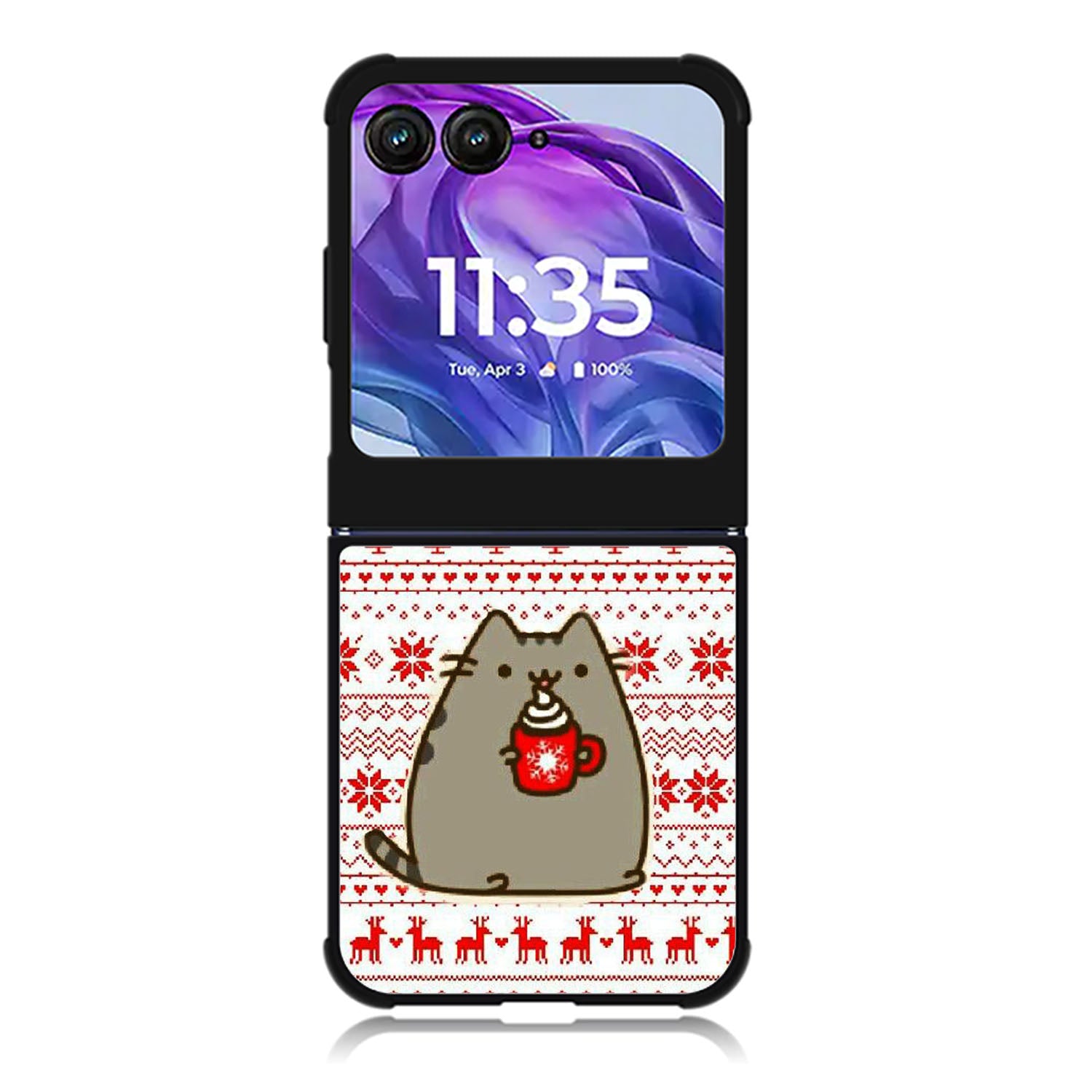 pusheen cat Motorola Moto Razr Plus 2025/2024 Case, Moto Razr 50 Ultra 5G BC2404
