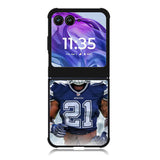 ezekiel elliott dallas cowboys Motorola Moto Razr Plus 2025/2024 Case, Moto Razr 50 Ultra 5G BC2421