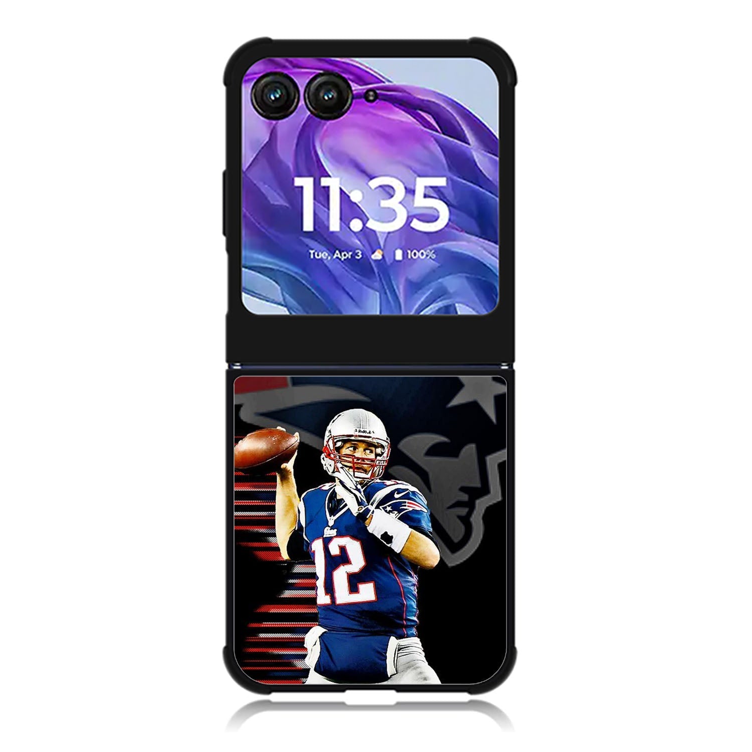 New England Patriots Motorola Moto Razr 2024 , Moto Razr 50 Case FE2430