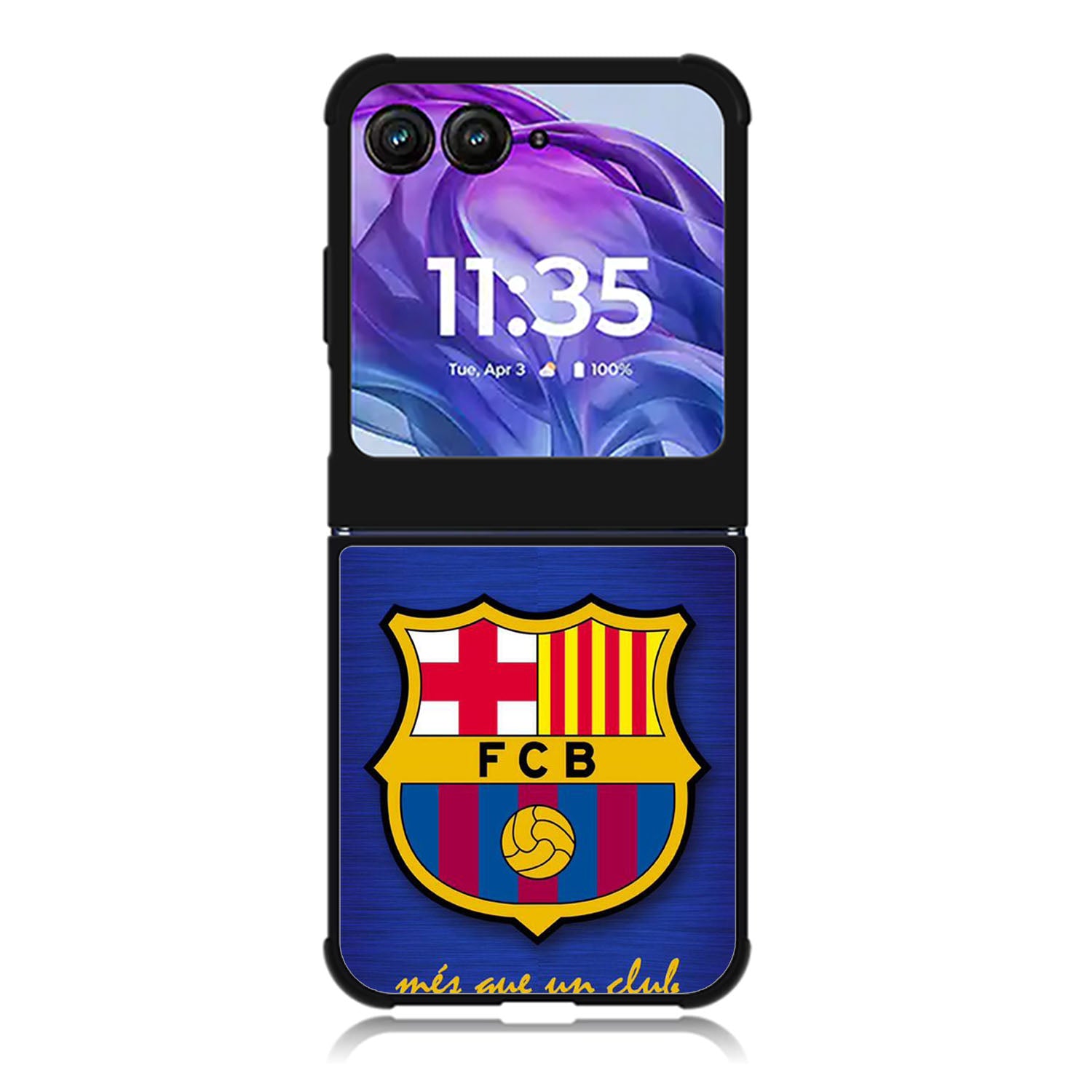 FC BARCELONA Motorola Moto Razr Plus 2025/2024 Case, Moto Razr 50 Ultra 5G BC2446