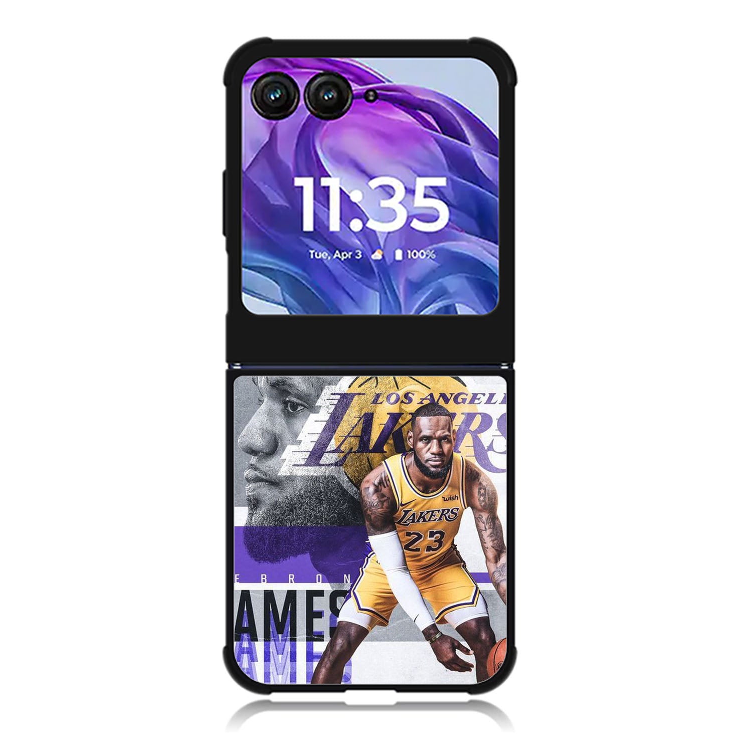 Lakers Motorola Moto Razr Plus 2025/2024 Case, Moto Razr 50 Ultra 5G BC2474