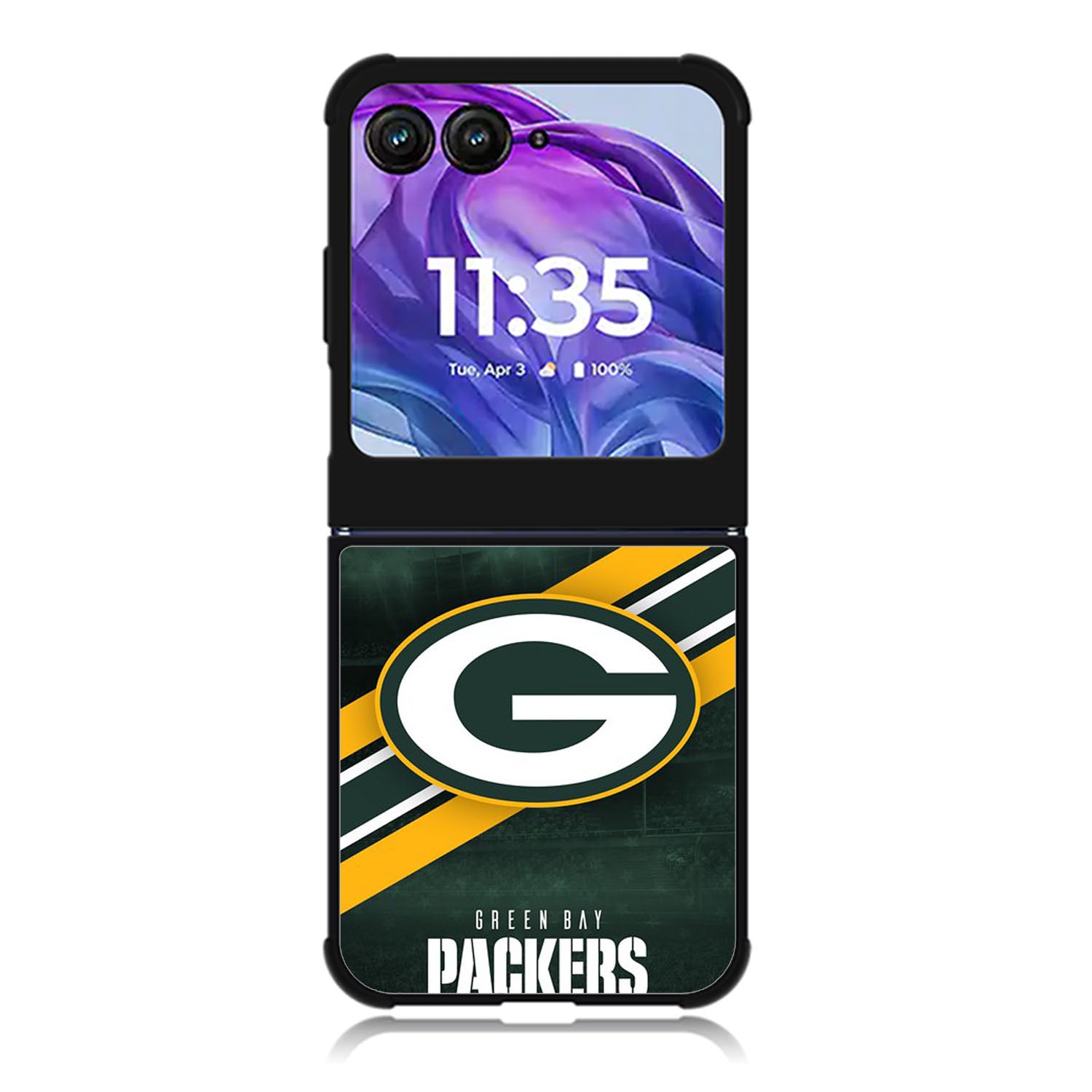 packers Motorola Moto Razr Plus 2025/2024 Case, Moto Razr 50 Ultra 5G BC2483