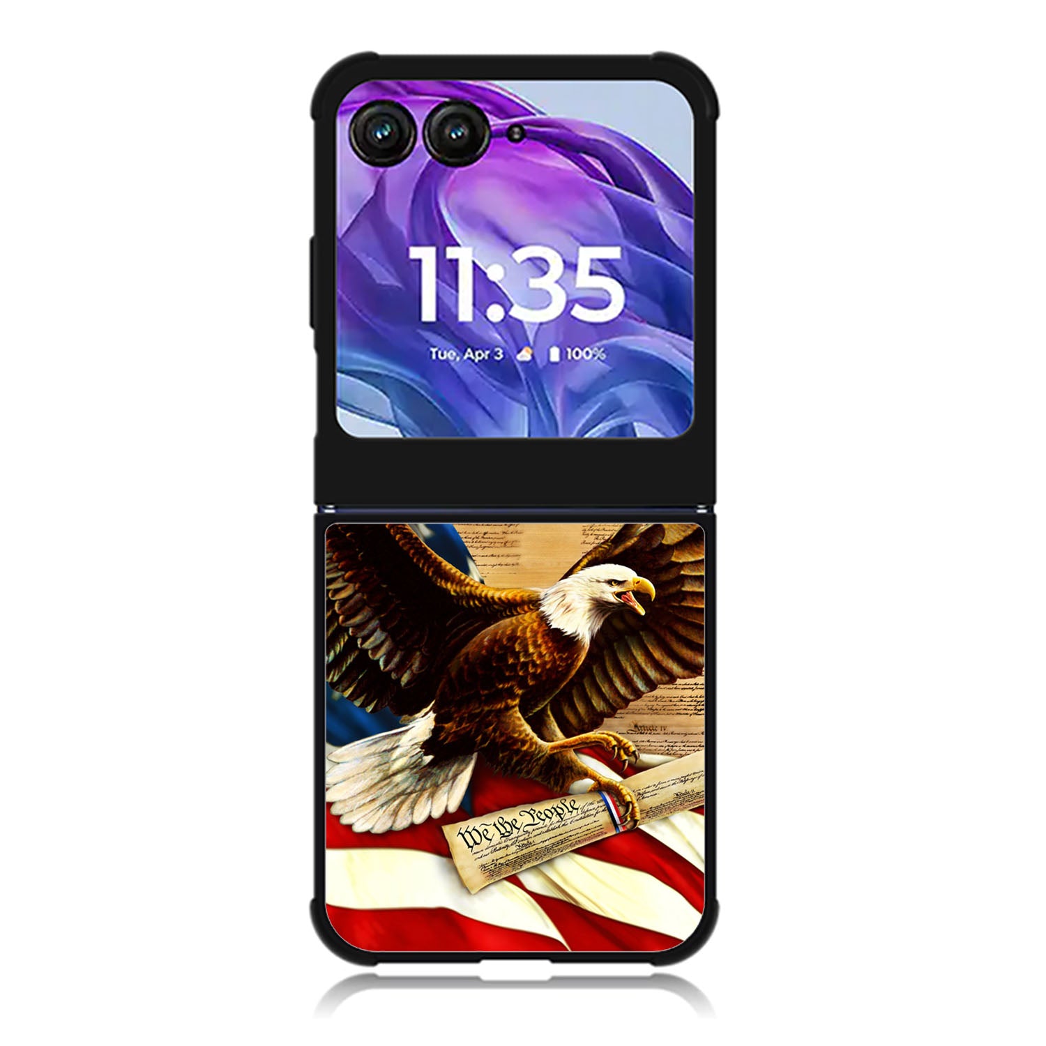 American Flag Eagle Motorola Moto Razr Plus 2025/2024 Case, Moto Razr 50 Ultra 5G BC2510