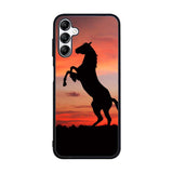 Horse Silhouette On Red Sunset Case Samsung Galaxy A15 BC2540