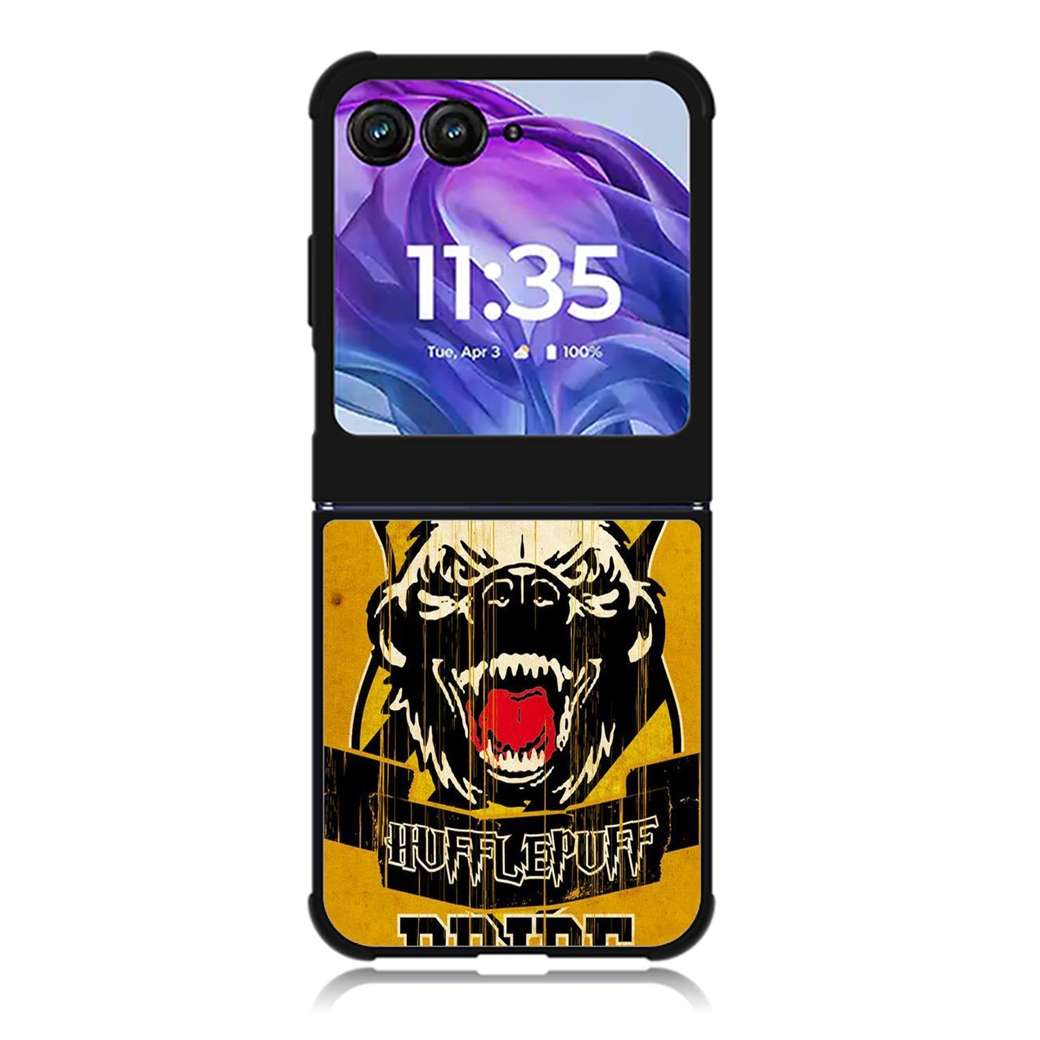 hufflepuff honey badger Motorola Moto Razr 2024 , Moto Razr 50 Case FE2552
