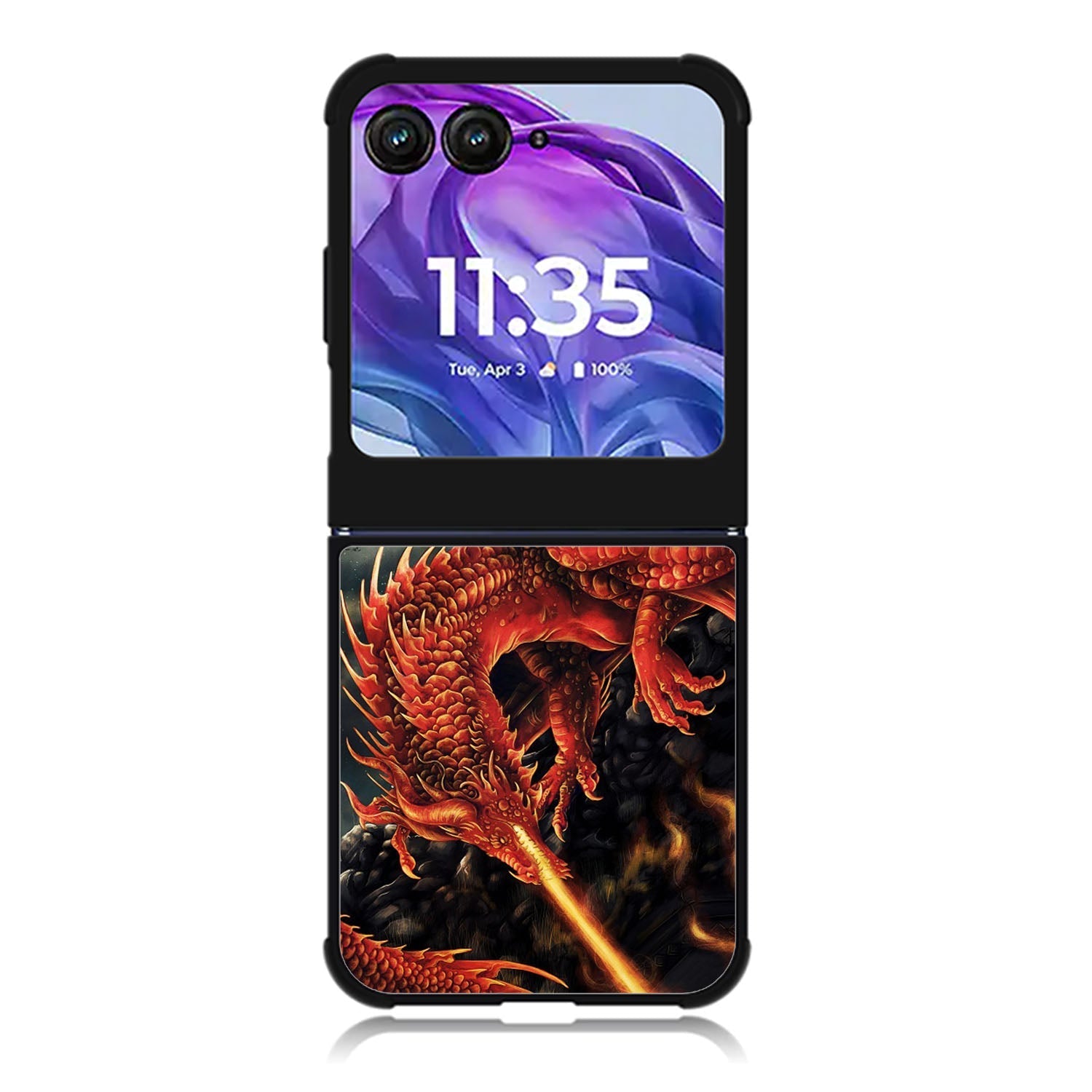 Red Dragon Motorola Moto Razr 2024 , Moto Razr 50 Case FE2566