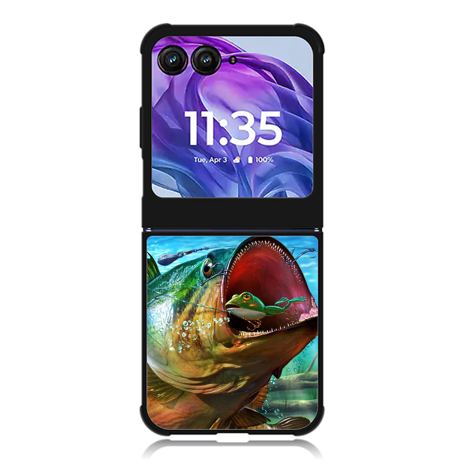 Bass Fishing Motorola Moto Razr Plus 2025/2024 Case, Moto Razr 50 Ultra 5G BC2571