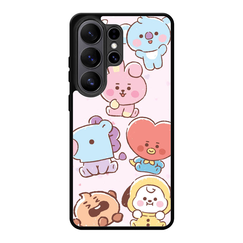 BTS Kawaii Samsung Galaxy S26 Plus Case