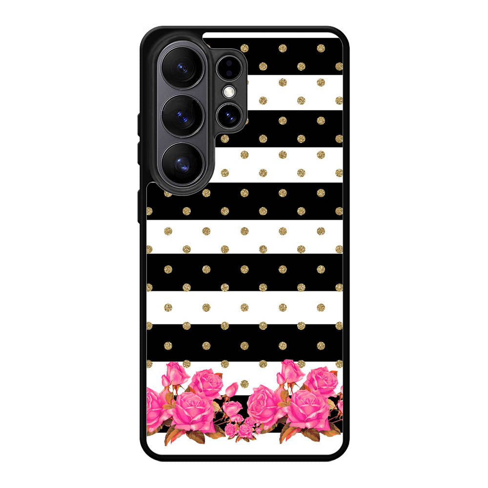 Flower Stripes Polka Samsung Galaxy S26 Plus Case DC0652