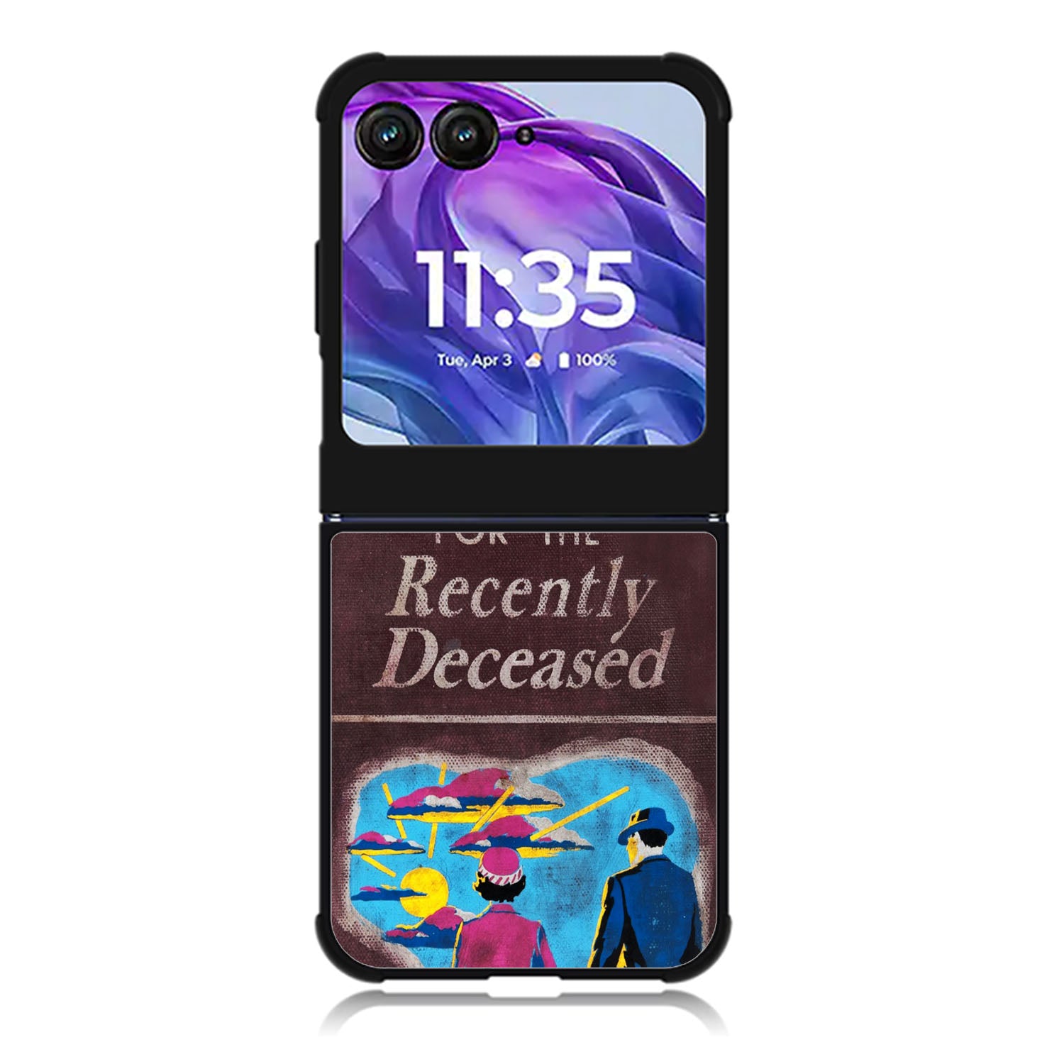 Handbook For The Recently Deceased Motorola Moto Razr Plus 2025/2024 Case, Moto Razr 50 Ultra 5G BC0036