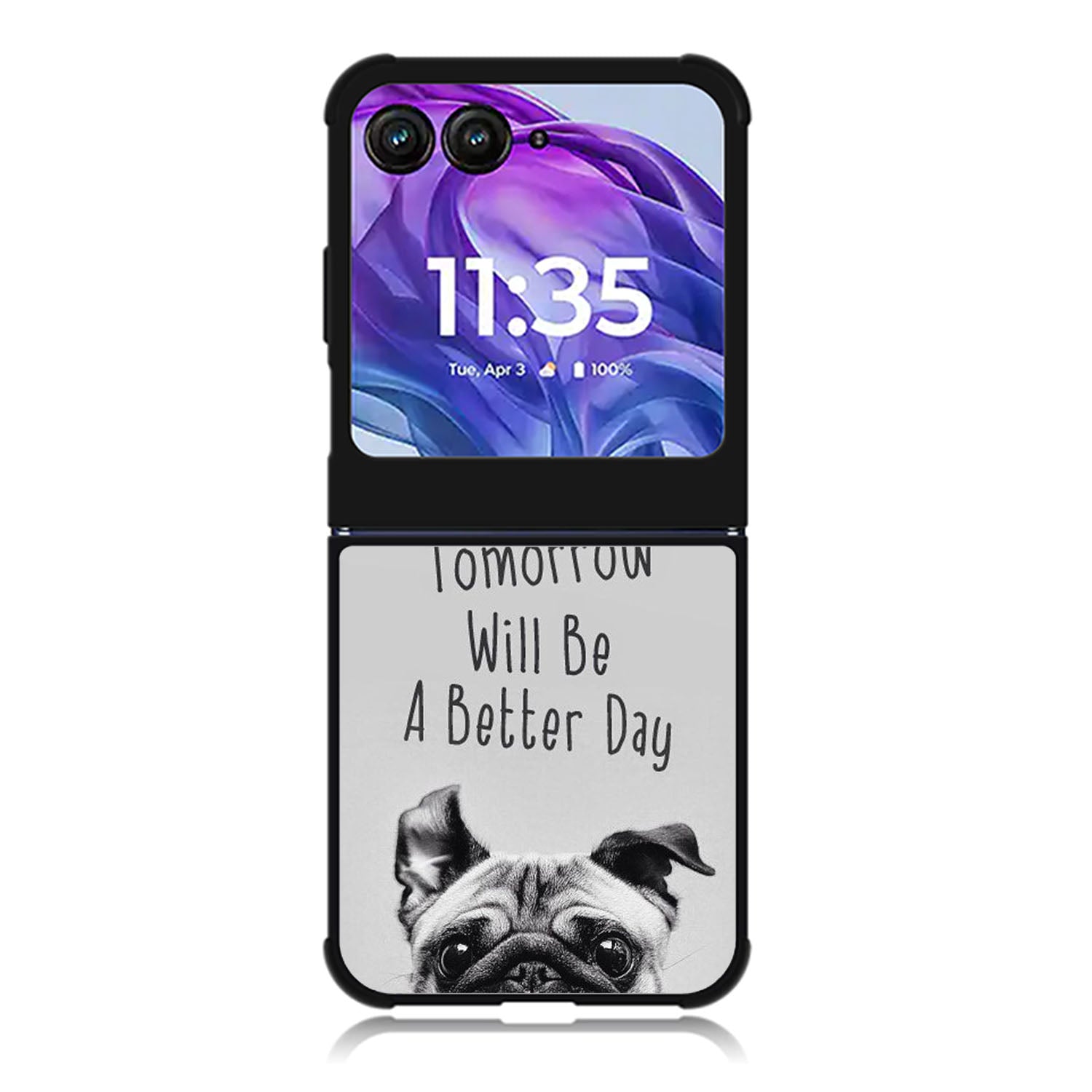 Dog Pug Motorola Moto Razr Plus 2025/2024 Case, Moto Razr 50 Ultra 5G BC0053