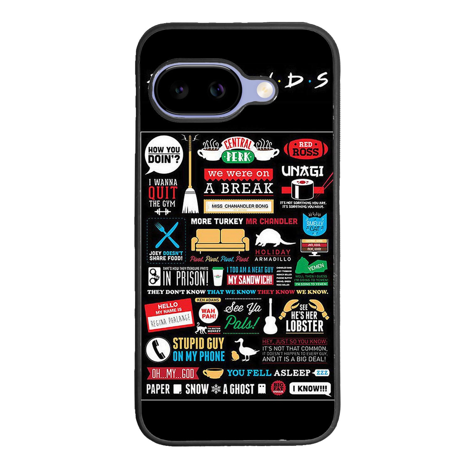 Friends TV Show Poster Case Google Pixel 9A BC0057