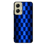 Abstract Blue Parallax Cubes Pattern Case Motorola Moto G Stylus 2024 5G BC0072