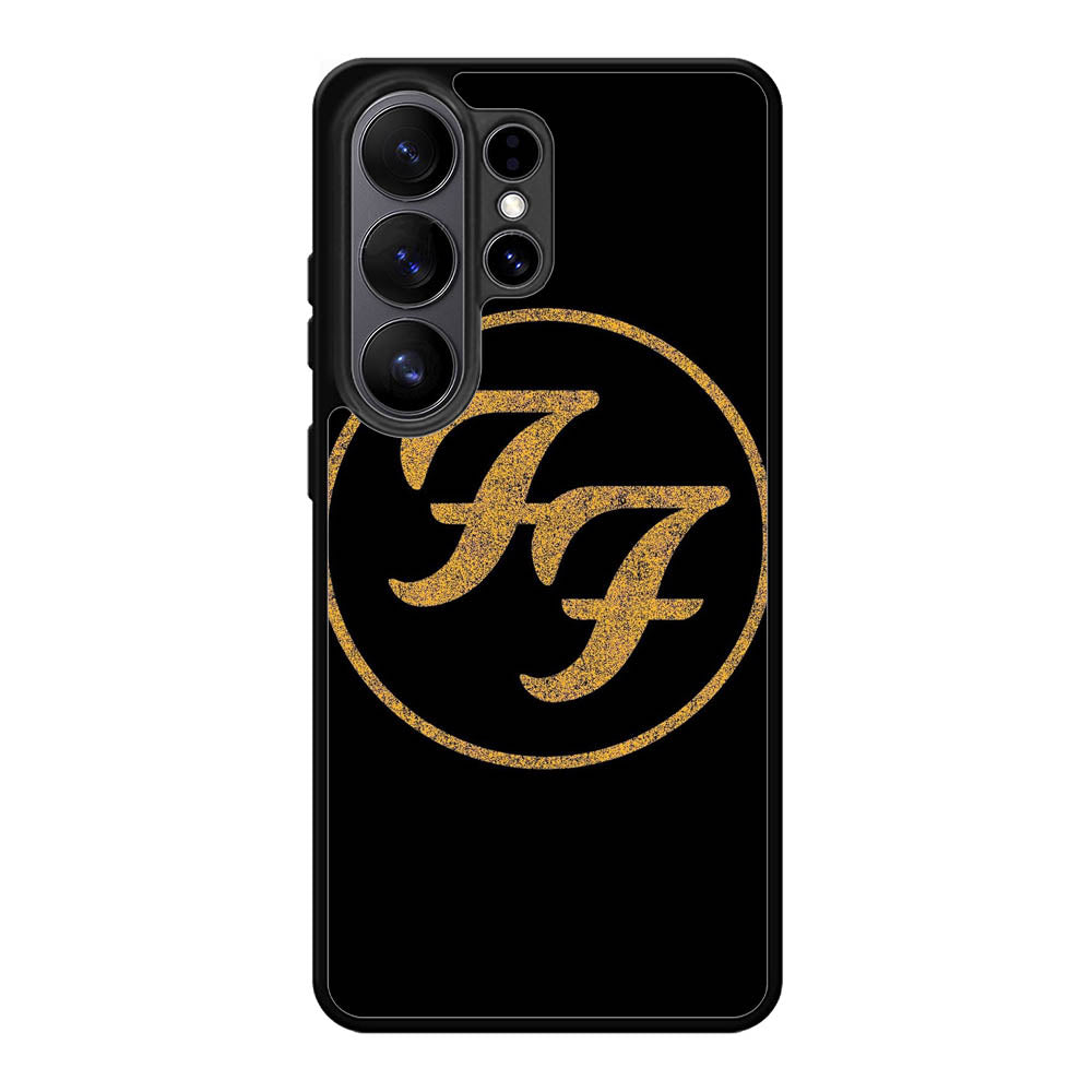 Foo Fighters Band Logo Gold Samsung Galaxy S26 Plus Case DC0654