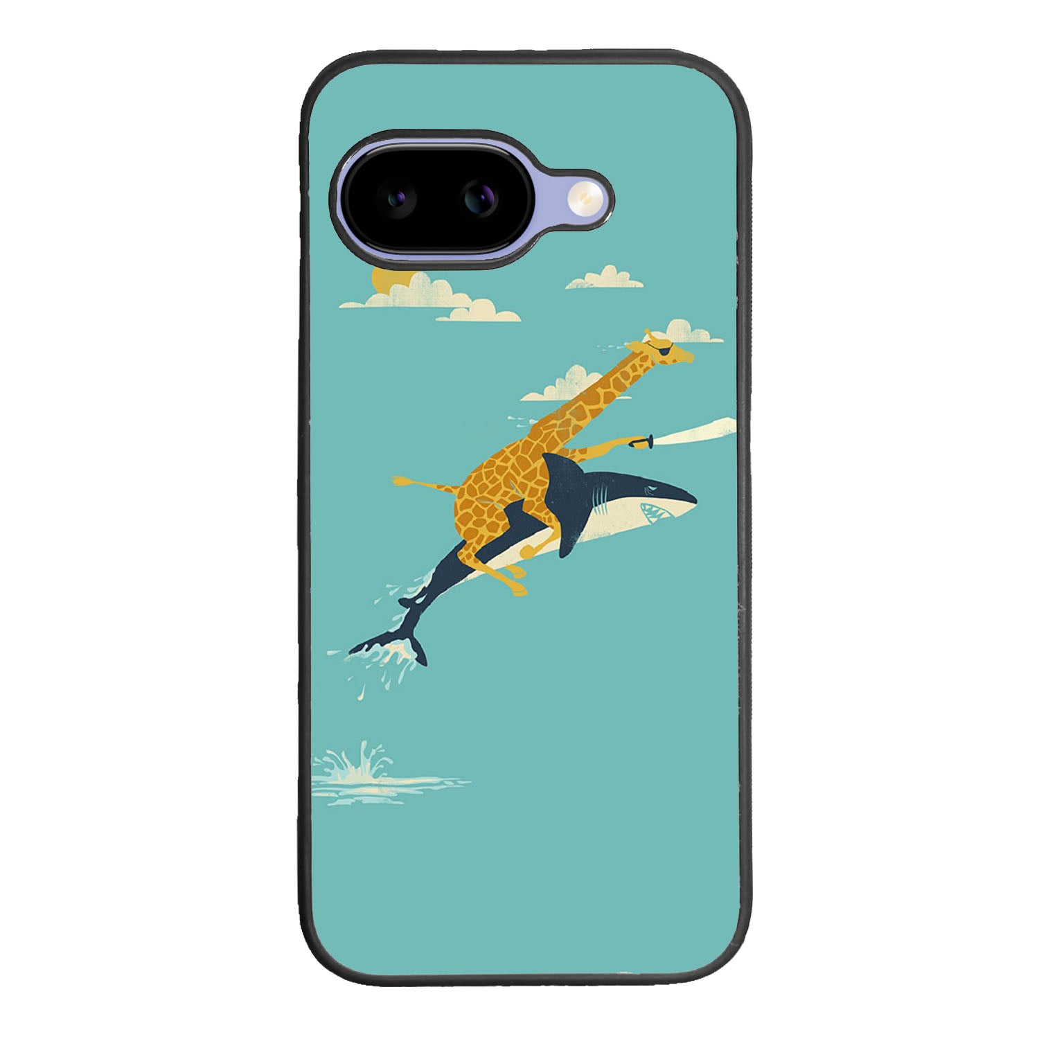 Black Friday offer Giraffe Riding Shark Case Google Pixel 9A BC0079