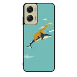Black Friday offer Giraffe Riding Shark Case Motorola Moto G Stylus 2024 5G BC0079