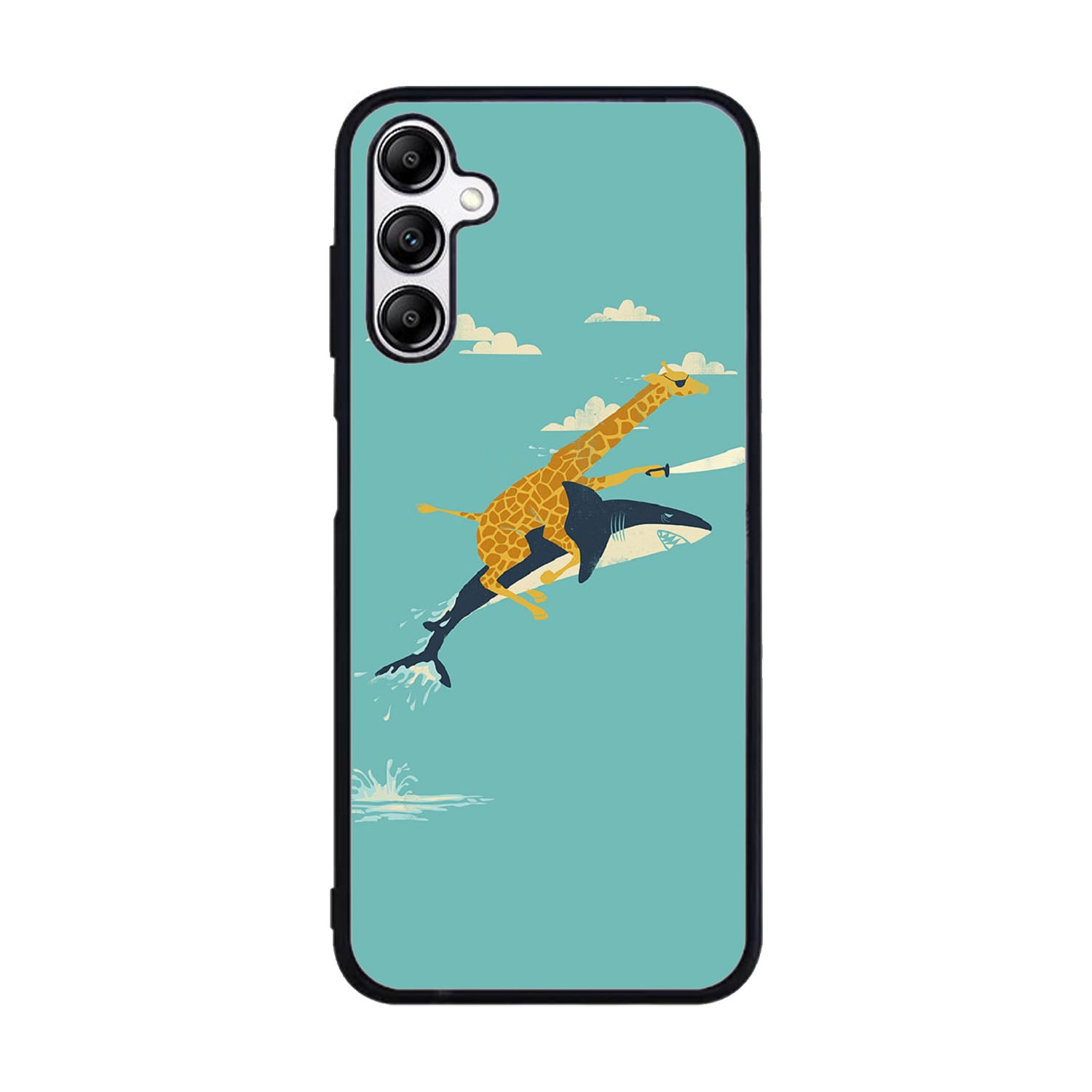 Black Friday offer Giraffe Riding Shark Case Samsung Galaxy A15 BC0079