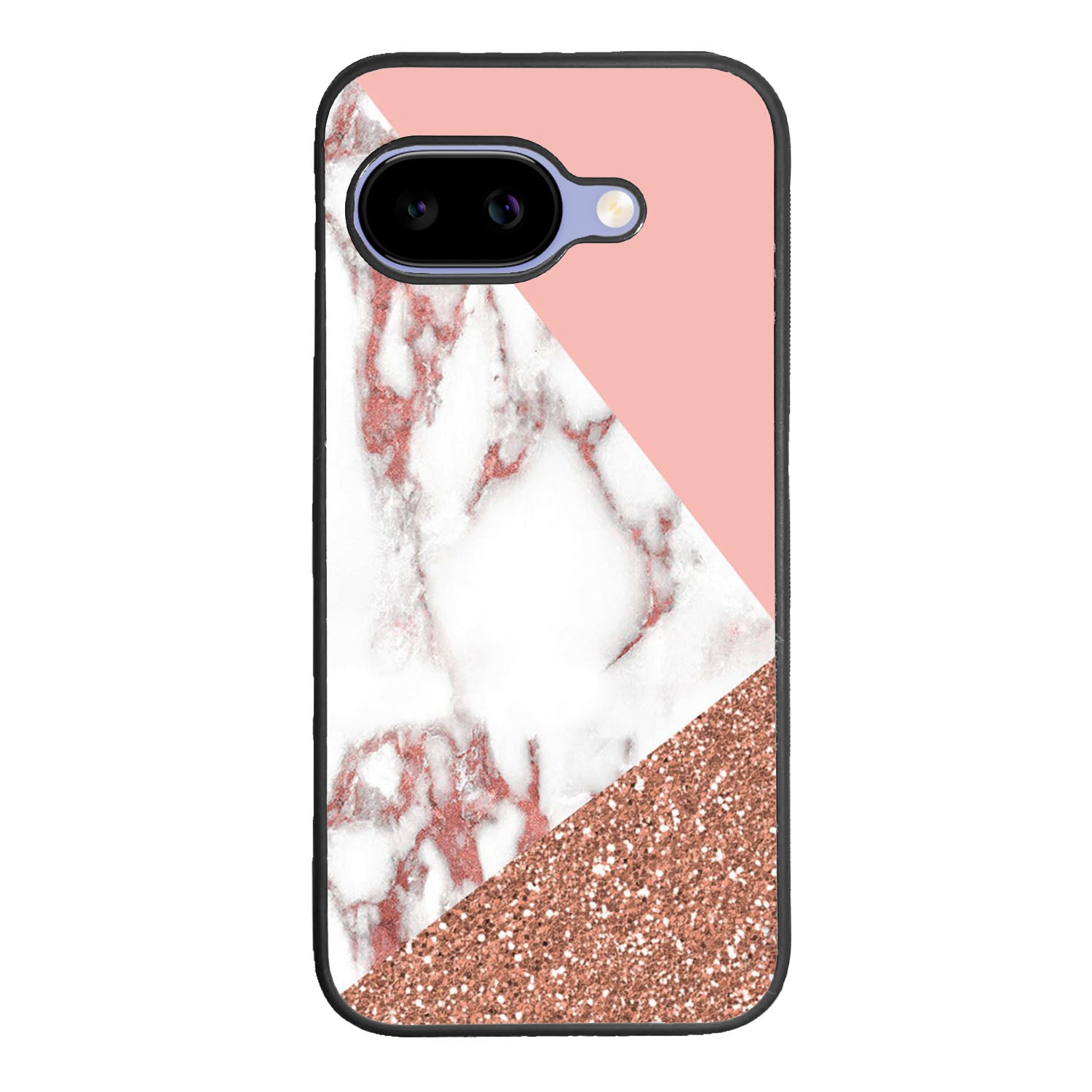 Mix Pink Marble and Gold Case Google Pixel 9A BC0026