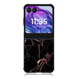 Black With Rose Gold Motorola Moto Razr 2024 , Moto Razr 50 Case FE0080