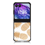 Gold Pineapple Motorola Moto Razr 2024 , Moto Razr 50 Case FE0034